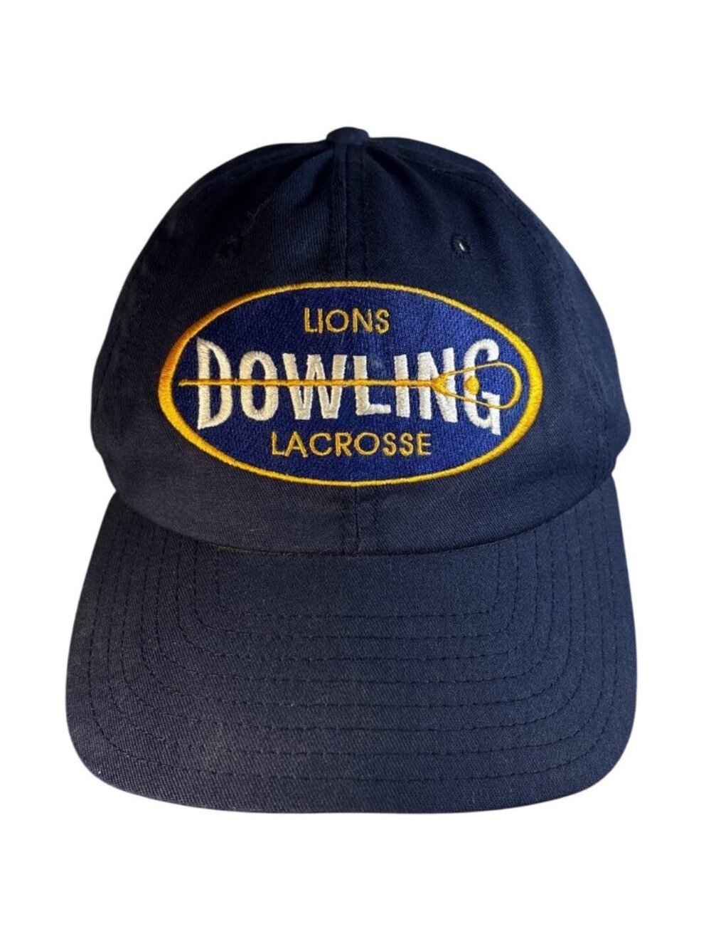 Dowling Lions Lacrosse Hat Navy Snapback Hat Embroidered Adjustable Cap